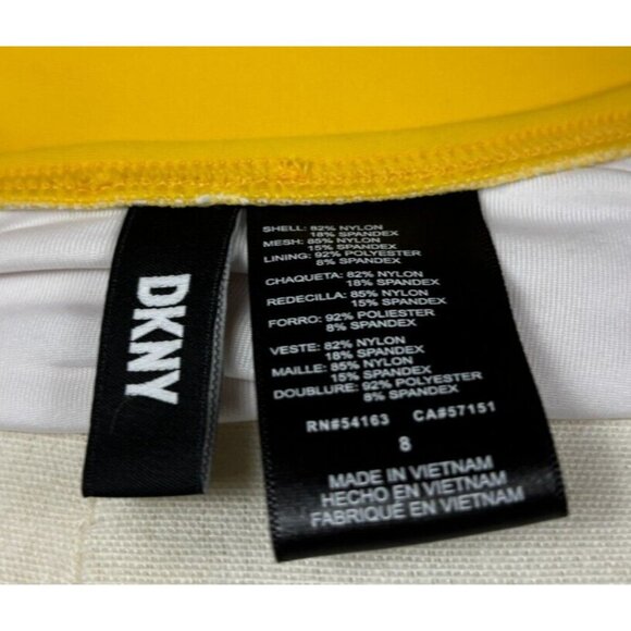 DKNY Women's Ruffle Plunge Underwire Tummy Control One-Piece Swimsuit 8 NWT's. - Picture 8 of 8